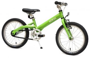 Велосипед Kokua LIKEtoBIKE 16", ручной и ножной тормоз зеленый