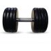 Гантель Barbell 50 кг классик с вращающейся ручкой хром