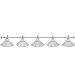 Светильник Alison Silver 5 плафонов