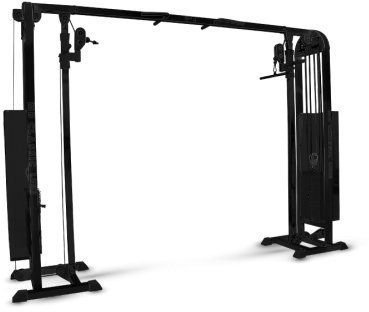 Перекрёстная тяга Barbell МВ 3.28 регулируемая (Кроссовер) (грузоблок) чёрный