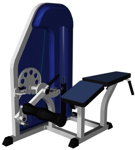 Сгибание ног лежа Barbell МВ 3.21 (грузоблок) белый