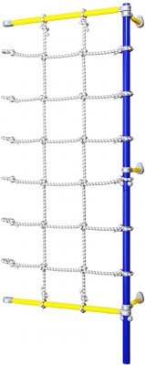 Комплект с канатным лазом пристенный Romana Dop7 (6.18.00-45) синяя слива