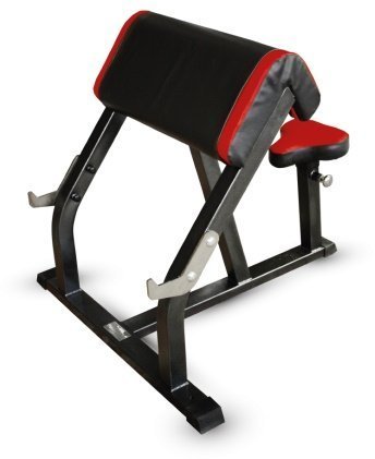 Скамья для бицепса с сиденьем Barbell МВ 2.17 (Скамья Скотта с сиденьем) чёрный
