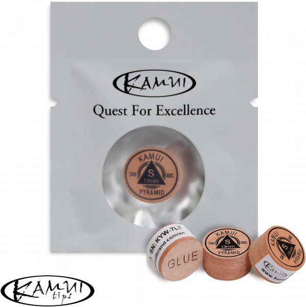 Наклейка для кия Kamui Pyramid Original ø13мм Soft 1шт. 