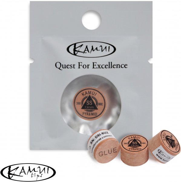 Наклейка для кия Kamui Pyramid Original ø13мм Super Soft 1шт.