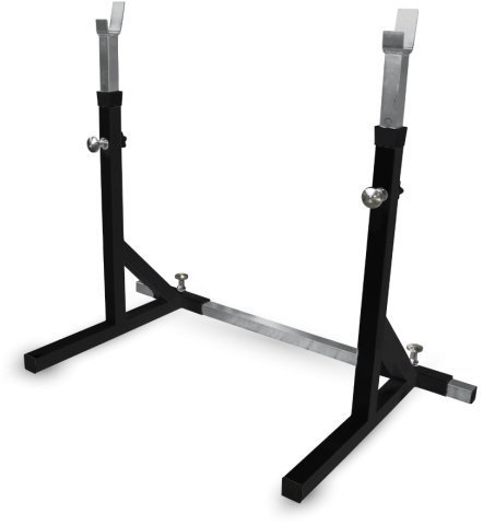 Стойка Barbell МВ 2.19 с двумя позициями для штанг (простая, нехромированная) чёрный