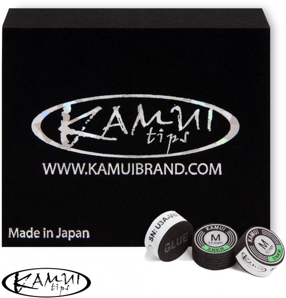 Наклейка для кия Kamui Snooker Black ø11мм Medium 1шт.