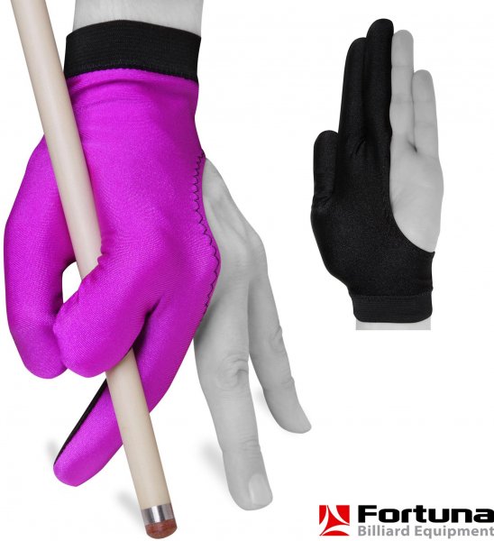 Перчатка Fortuna Classic фиолетовая/черная M/L