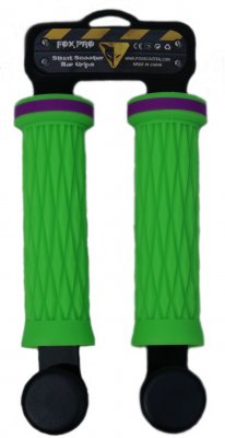 Грипсы (рукоятки на руль) неон зеленые