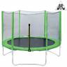 Батут DFC Trampoline Fitness 6ft наружн.сетка, св.зел. (183см)