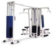 Barbell МВ 3.16 4-х позиционная станция с перекрестной тягой (грузоблок) белый