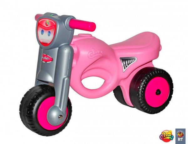 Каталка-мотоцикл Мини-мото, розовый