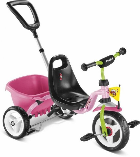 Трехколесный велосипед Puky CAT 1S 2225 pink/kiwi розовый/киви