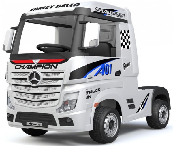 Детский электромобиль Mercedes-Benz Actros HL358 белый