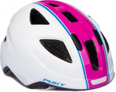 Шлем Puky M (51-56) 9595 white/pink белый/розовый