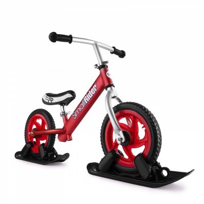 Combo Drift - Беговел из алюминия с лыжами и колесами Small Rider Foot Racer EVA (красный)