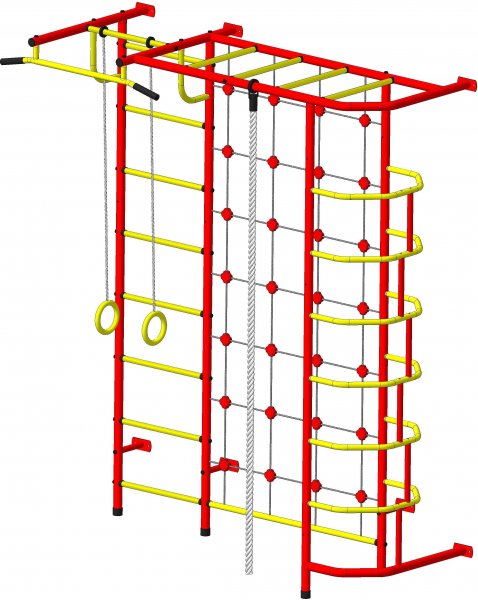Спортивный комплекс Пионер С5С красно/жёлтый