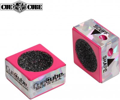 Инструмент для обработки наклейки Cue Cube розовый
