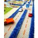 Детский игровой ковер "Трафик", голубой 134х180