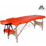 Массажный стол DFC NIRVANA, Optima, дерев. ножки, цвет оранжевый (Orange)