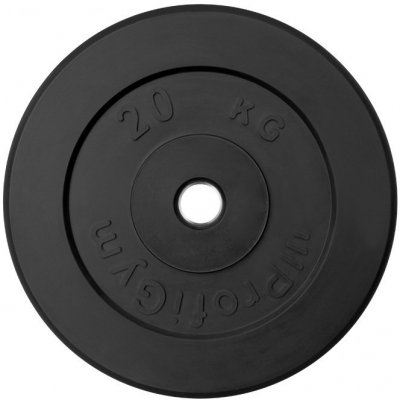 Диск ProfiGym обрезиненный d 31 мм чёрный 20 кг