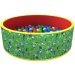 Сухой бассейн «Веселая поляна» 100 шариков, цвет зеленый