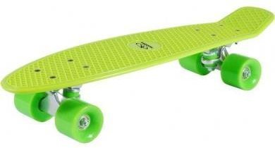 Скейтборд Hudora Skateboard Retro sky, зеленый