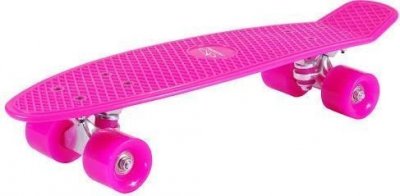 Скейтборд Hudora Skateboard Retro sky, розовый