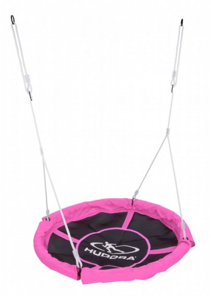 Качели-гнездо Hudora Nest swing Alu 110 см, розовые