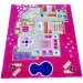 Детский игровой ковер "Домик", розовый 80х100