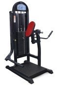 Тренажёр Barbell МВ 3.07 для ягодичных мышц в наклоне (грузоблок) чёрный